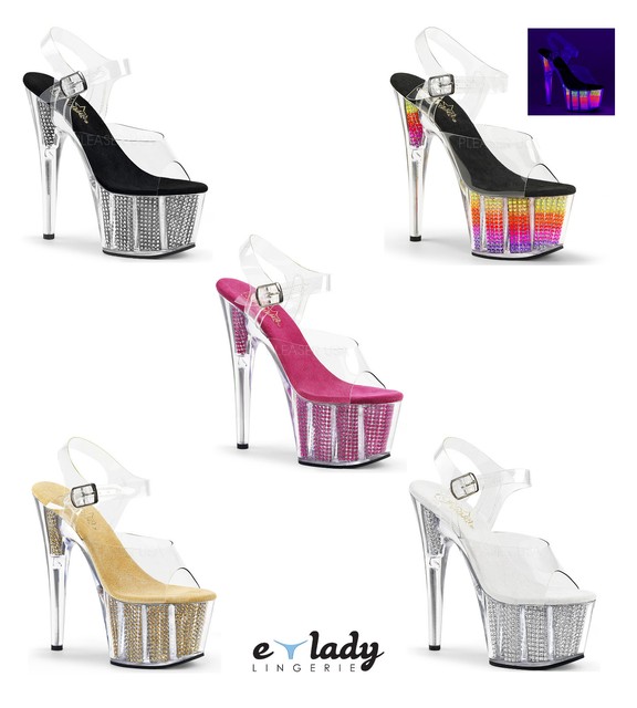 multi coloured heels