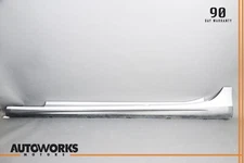 14-22 Maserati Ghibli M157 Left Side Rocker Panel Side Skirt Grigio Metallo OEM