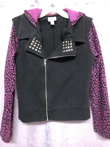 Descendants Pink Leopard Cheetah Zip Up 
