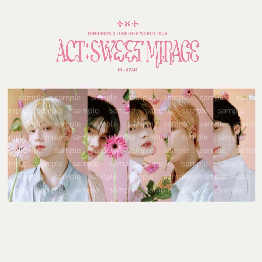 TXT ACT:SWEET MIRAGE in JAPAN Cropped T-Shirt Official