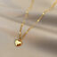 miniature 1  - 18k Gold Love Heart Necklace Chain Pendant Wedding Engagement Party Jewelry Gift