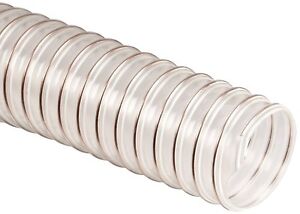 Flx-Thane® MD Urethane 8" x 10' Details about   Clear Wire Reinforced Dust Collection Hose