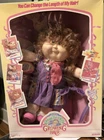 VTG 1987 Coleco Cabbage Patch Kid Growing Hair Girl Doll, Brown Hair , Blue eyes