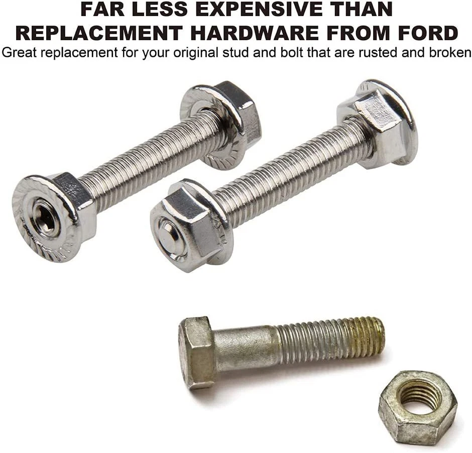 Kit de pernos de acero inoxidable colector de escape cabezal pernos para Ford F150 4,6/5,4 L V8 Foto 3 de 4