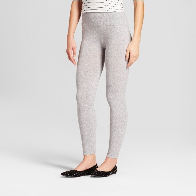 a Day Light Gray Seamless Leggings Size 