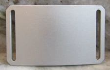 GRIP6 BELT BUCKLE - SILVER / GRANITE - 1.5 INCH WIDE