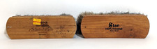 Vintage Star Shoe Shine Brush 100 Horsehair 6.75'' Made in BRAZIL  2nd Brush