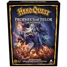 HeroQuest Prophecy of Telor Expansion Pack 13 Quests 15 Miniatures Tabletop Game