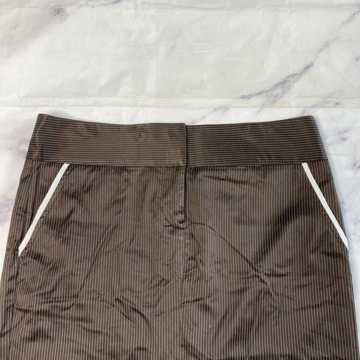 Bebe brown top pencil skirt