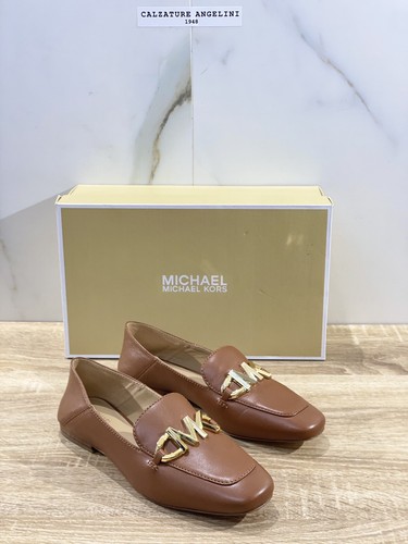 Michael Kors mocassino donna izzy loafer pelle cuoio casual 36 - Imagen 6 de 6