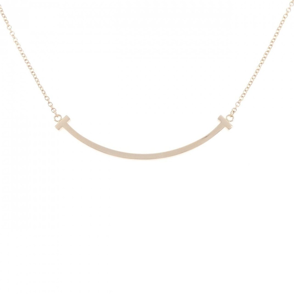 Authentic Tiffany T Smile Small Necklace in Sterling Silver