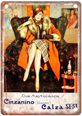 1932 Vintage Liquor Poster Retro Look Reproduction Metal Sign E1150