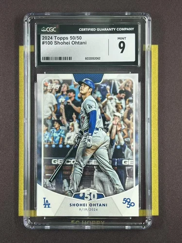 2024 Topps Chrome 50/50 Base #100 Shohei Ohtani CGC9 6033052062 FCZZH