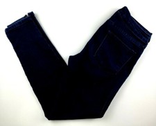 Just Black Women's Jeans Size 27 Skinny Ankle Dark Wash Stretch Blue Denim
