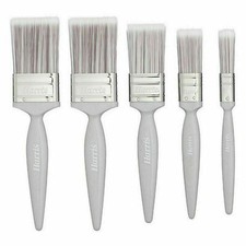 Harris Paint Brushes Set Essentials Walls &Ceilings Professional Painter Kit 5PK