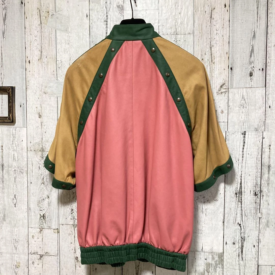 GUCCI giacca pelle 2 vie New York Yankees taglia M uomo