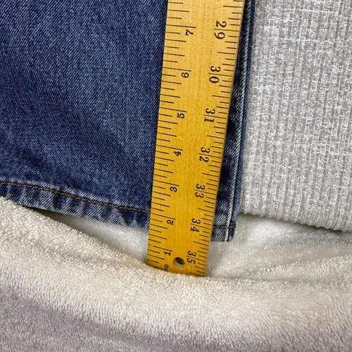 Levi's 517 Bootcut Blue Jeans Medium Wash Denim Classic Fit Mens Size 32x34 - Picture 6 of 12