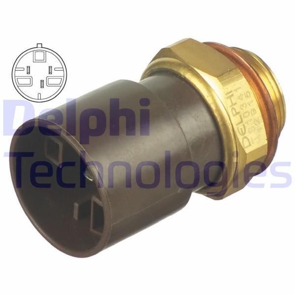 Delphi TS10341 Temperaturschalter, KüHlerlüFter FüR Opel-image