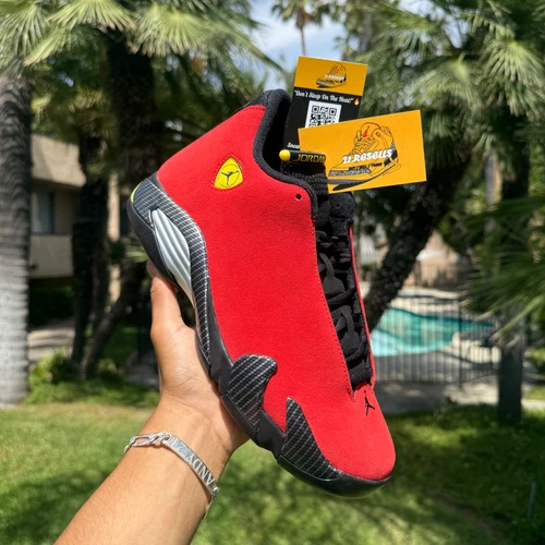 Air Jordan 14 Retro Ferrari (2025) IF5015-600 New In Hand Quick Ship Now