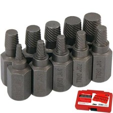 10pc Multi Spline Screw Extractor Remover Broken Screws Set CT1089