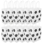  12 Pcs Football Gift Bag Father Paper Bags with Handles Sport Party