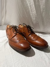 Cole Haan Benton Oxford Shoes British Tan Leather Wingtip C24116 Men s Size 12