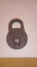 Vintage Belknap No. 66 Six Lever Padlock Made In USA - NO KEY
