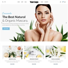 Cosmetics Shop Website Design with Free VPS Web Hosting and Installation