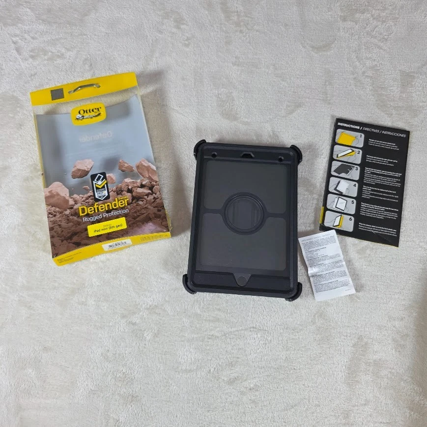 OtterBox Defender Series iPad Mini 5th Gen Case Black 77-62216 Drop Protection - Image 2 of 4