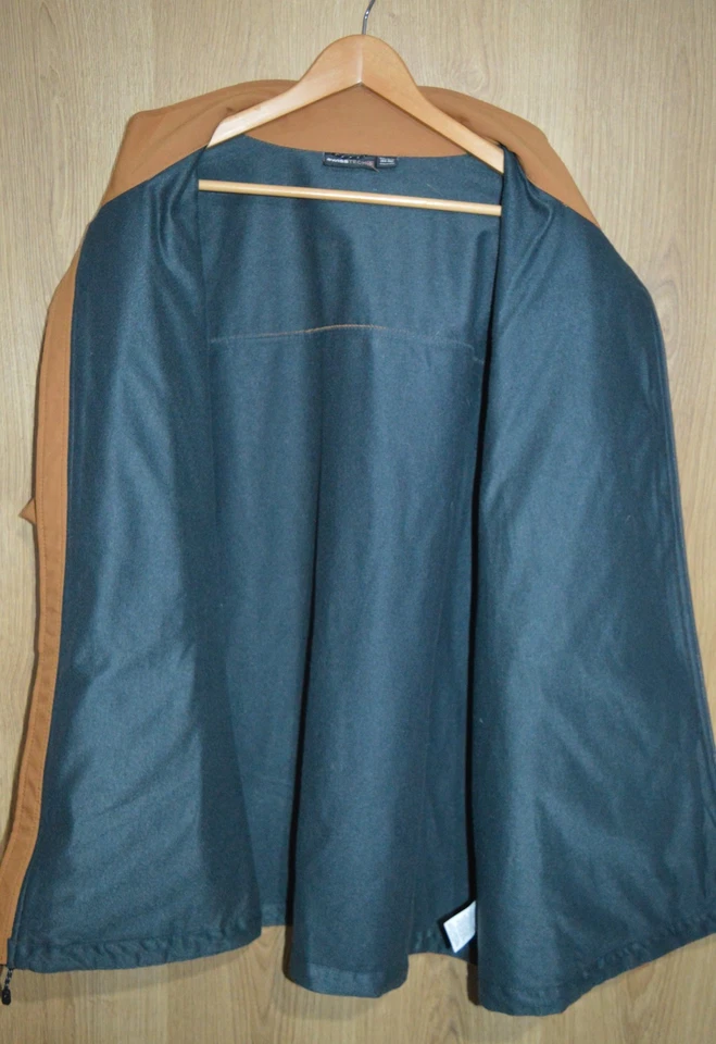 Swiss Tech Jacket Mens Size 3XL Tan Brown Soft Shell Full Zip Modern Outdoors - Image 3 of 4