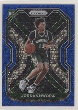 2020-21 Panini Prizm Fast Break Blue Prizm 162/175 Jordan Nwora #273 02ez