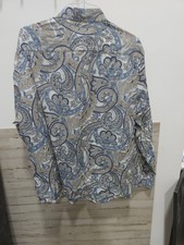BUGATCHI Collared Button Front Dress Shirt XL