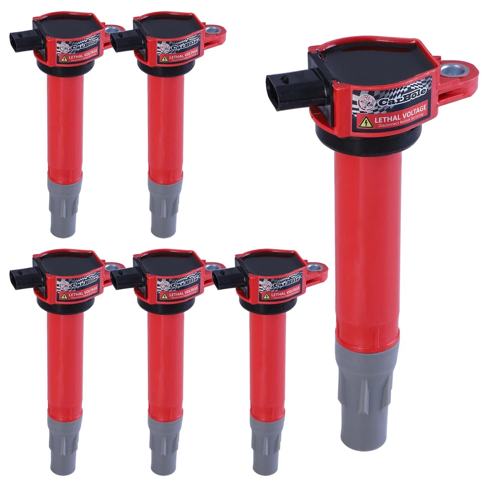 6 PCS Energy Ignition Coils Pack For Dodge Charger 2.7L 3.5L V6 2006-2010 - Image 4 of 4