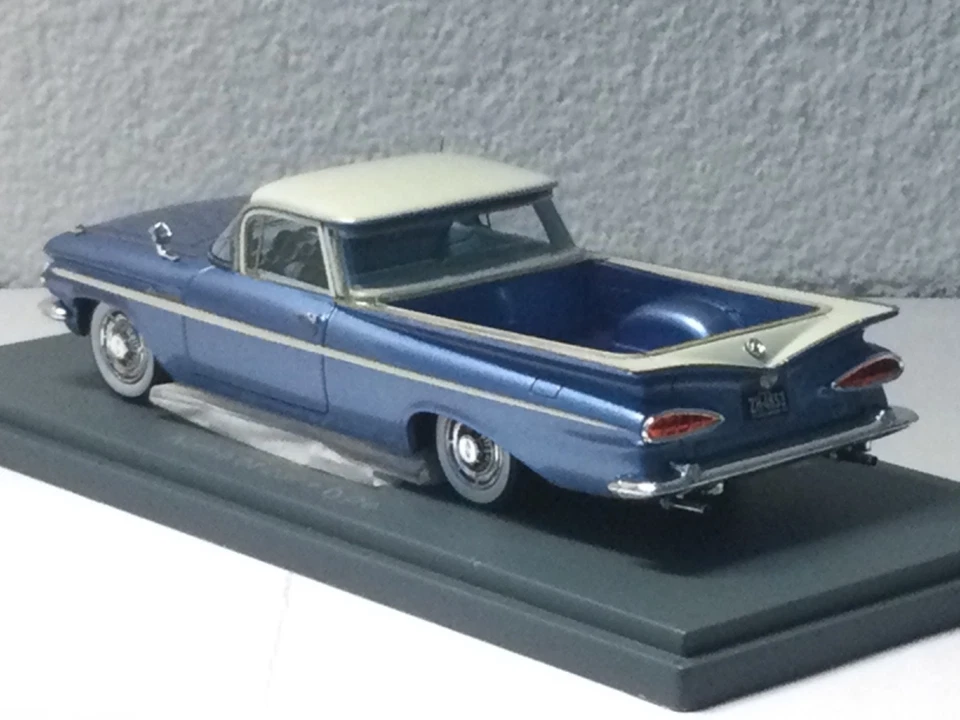 –NEO 1:43 Chevrolet EL Camino pick-up Blue 1959 Art.Nr: NEO44853– - Immagine 3 di 4