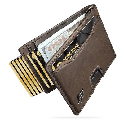Slim Minimalist Wallet for Men- Money Clip Wallet | Bifold Men Wallets | RFID...