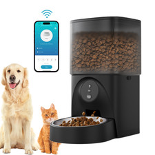 WiFi Automatic Cat Feeder APP Control 4L for Cats  Small Dogs Up to 10 Meals