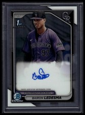 2024 Bowman Chrome #CPA-BLA Bairon Ledesma Prospect Autographs
