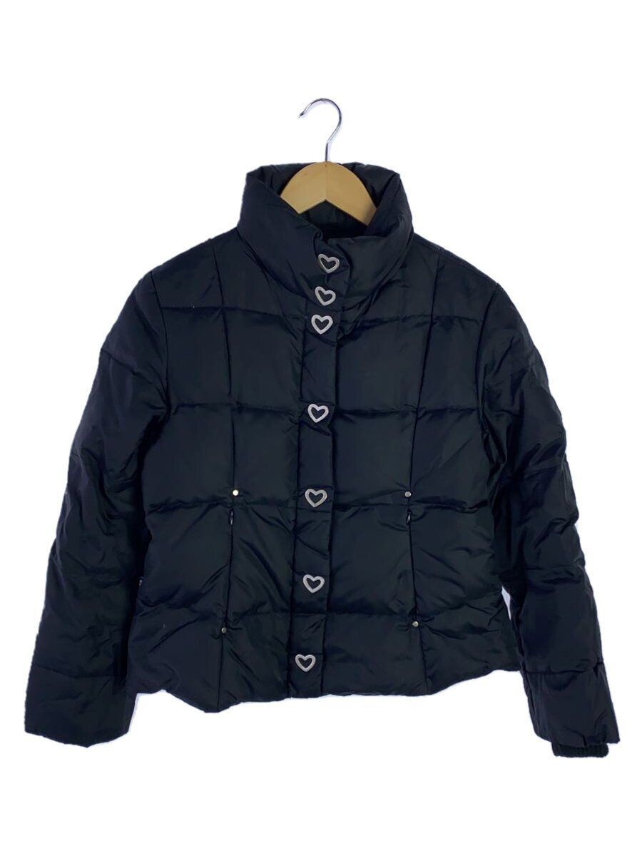 MOSCHINO ALTRA GIACCA 40 POLIESTERE NERO DISEGNO CUORE