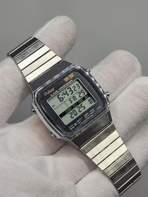 SERVICED Pulsar LC Digital Chronograph Watch W040-5000 Vintage