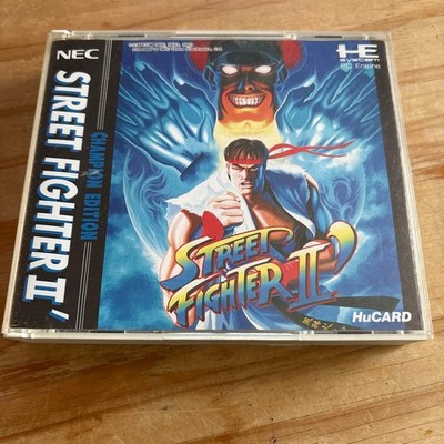 Used STREET FIGHTER II' 2 Hu-Card Dash champion edition PC-Engine CAPCOM S/F  22