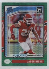 2024 Panini Donruss Optic Rated Rookie Green Hyper Prizm Jaden Hicks #237 1ce5