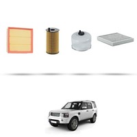 Hoffcar Set Service - 4 Filter FüR Land Rover Discovery 4 (LR4) 2.7 Tdv6 140Kw