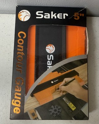 Saker Contour Gauge Profile Measuring Tool - 5'' Model NIP SW21