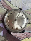 Timex Marlin Silver Tone Mens Vintage Mechanical Handwind Retro Watch