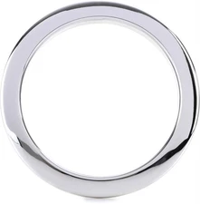Bass Drum O's Port Hole Ring - 4-inch - Chrome (2-pack) Bundle