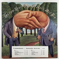 Tys Van Leer “Nice To Have Met You" LP/Columbia JC35345 (NM) White Promo 1978