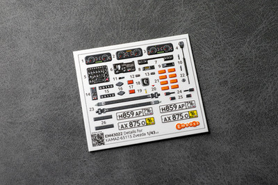 KamAZ 65115 1/43 3D Detail Set Interior Exterior for Zvezda 43006