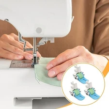 3x Narrow Roller Presser Foot Home Sewing Projects for Sewing Machine