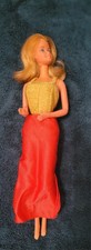 Vintage 1978 foto moda Barbie bambola originale body e gonna bambola