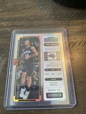 2022-23 Panini Contenders First Round Ticket #52 Cole Anthony /199